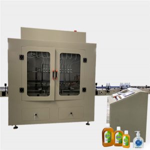 Máquina automática de enchimento de líquidos para limpeza de vasos sanitários de viscosidade anti corrosiva e automática