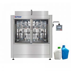 Máquina automática de enchimento de garrafas e líquidos
