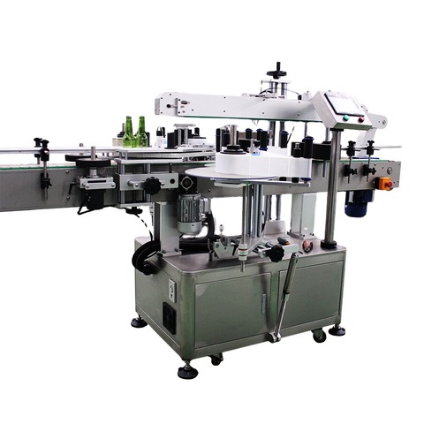 Fabricante de máquina de etiquetagem automática de adesivos industrial confiável na linha de produção 