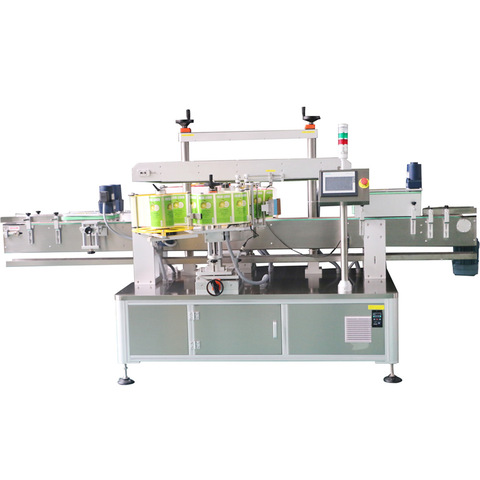 Máquina automática de rotulagem horizontal de garrafas redondas / Máquina de rótulos comerciais / Máquina automática de colagem 