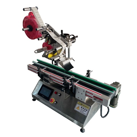 Máquina de rotulagem e enchimento linear com desinfetante manual e automática 