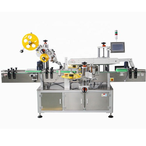 Máquina automática de rotulagem para aplicação de rótulos em produtos farmacêuticos 