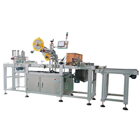 Máquina aplicadora de etiqueta horizontal para máquina de etiquetagem de adesivos adesivos para tubos 