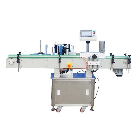 Máquina automática de etiquetagem de adesivos Máquina de etiquetagem de superfície superior de papelão 