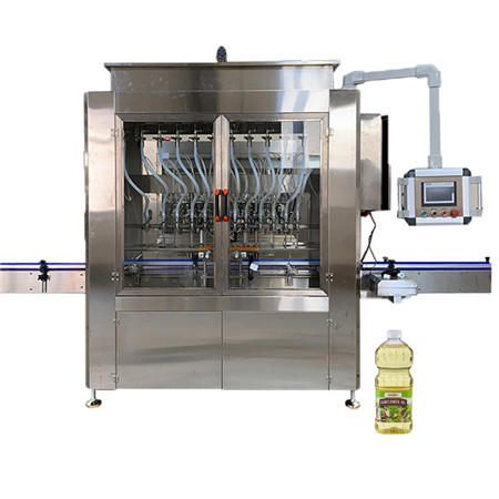 Máquina de embalagem e enchimento linear linear automática de óleo de cozinha 