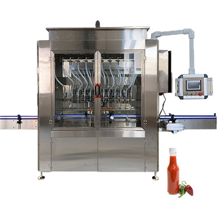 Máquina automática de enchimento giratório líquido para garrafas de vidro 500ml 