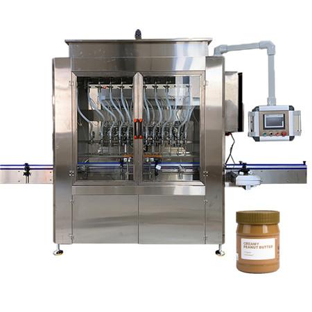 Máquina automática de enchimento e selagem de líquido de alta viscosidade para linha de produção 