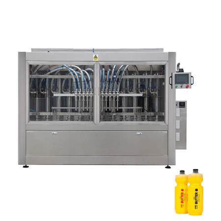Máquina de embalagem e enchimento de líquido para frascos de xampu de pistão PP anticorrosivo 