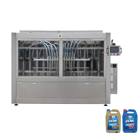 Máquina de lavar, encher e nivelar, 1L a 10L Legumes Óleo de Soja Linear 