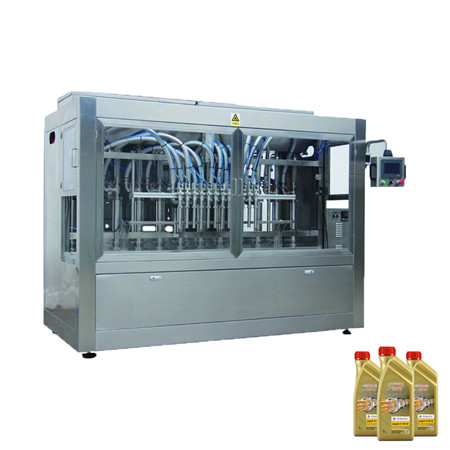 Máquina automática de tamponamento e enchimento de óleo vegetal 