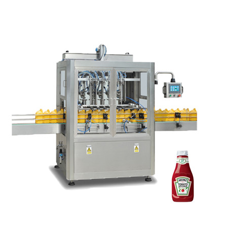 Máquina de enchimento de transbordamento por gravidade para garrafa líquida linear automática 