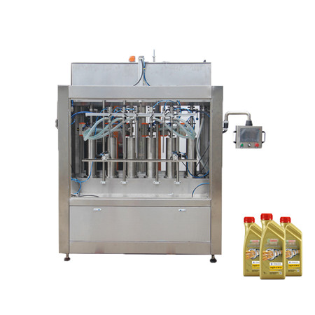 Máquina automática de enchimento e selagem mecânica de copos de água para líquidos e pastas 