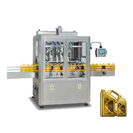 Máquina de enchimento de óleo de canola viscoso tipo 12 cabeças linear Fabricante Máquina de embalagem de enchimento de líquido para garrafas de plástico 