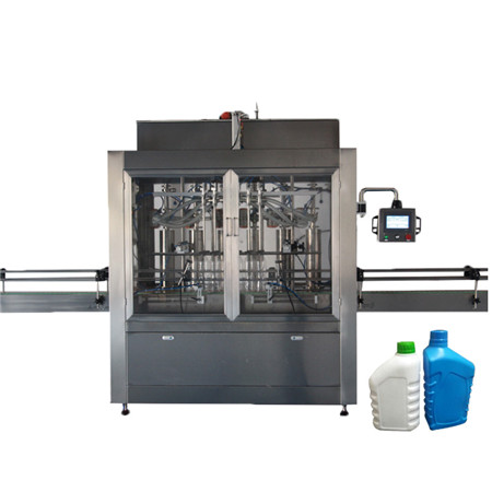 Linha de produção de planta de água mineral Máquina de rotulagem e lavagem de garrafa pequena, enchimento e tampa 